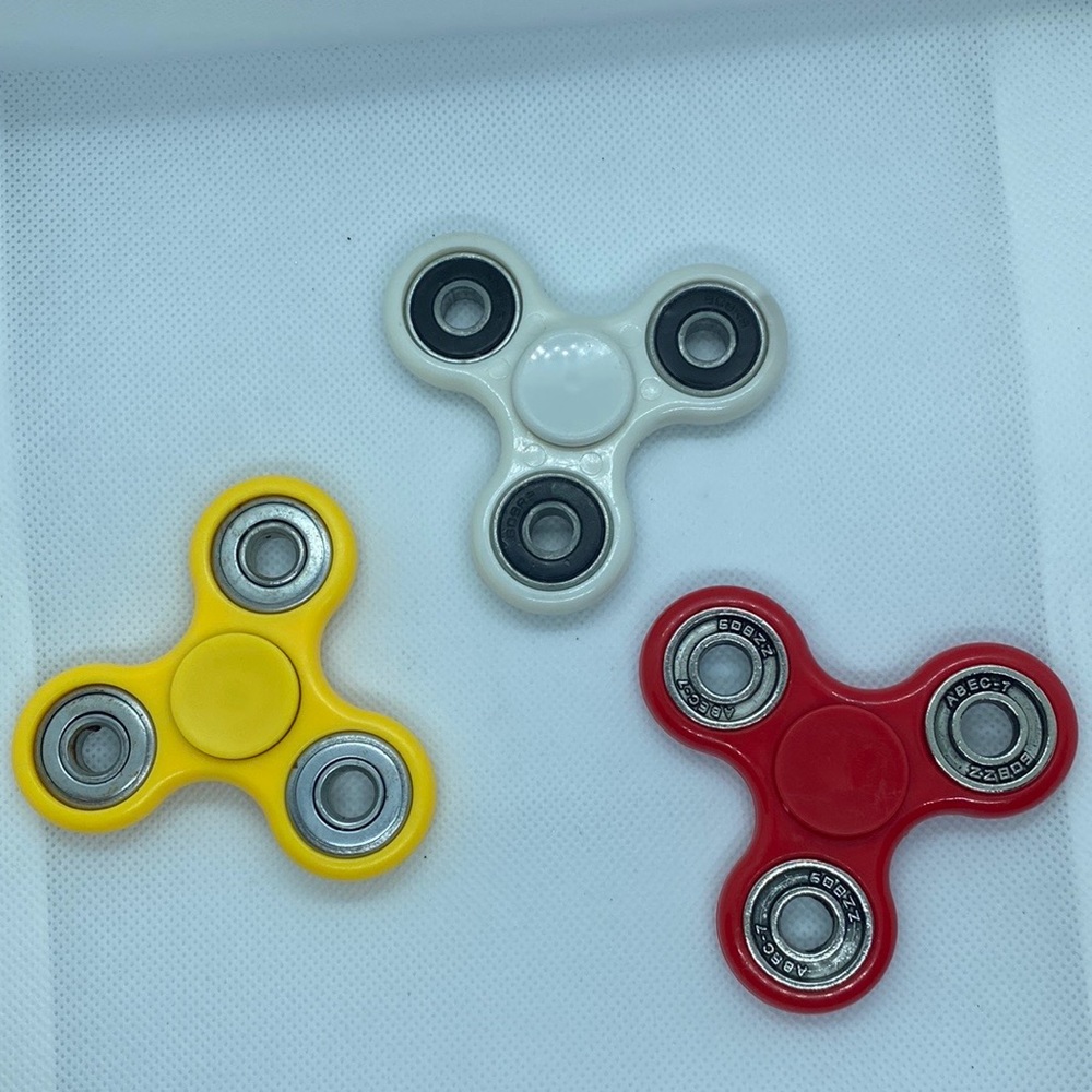 Pack of 3 fidget spinner sensory toys